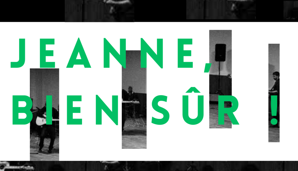 Vendredi 23 mai : concert de Jeanne bien sûr&nbsp;!